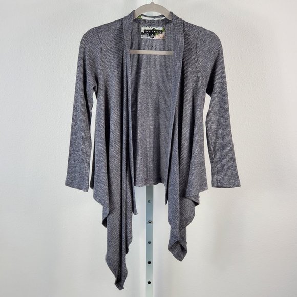 HAUTE MONDE cardigan open sweaters gray  Sz M - Picture 1 of 6